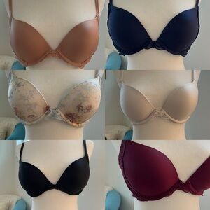 BUNDLE 6 Victoria’s Secret 34C Body By Victoria Push-Up Bra